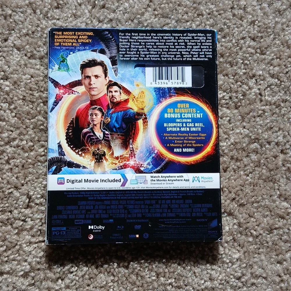 Spider-Man: No Way Home Blu-ray And DVD - Picture 2 of 4